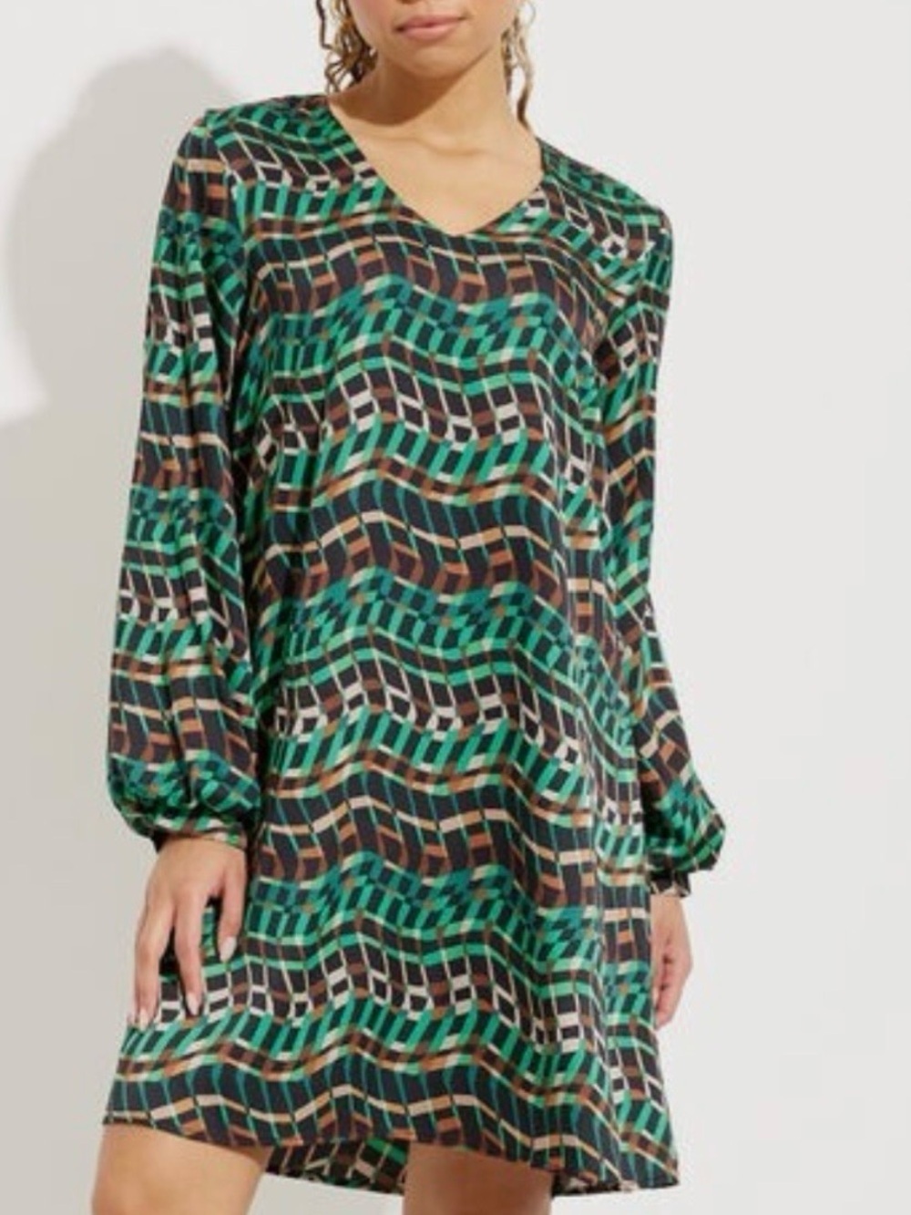 Joseph Ribkoff Geometric Mini Shift